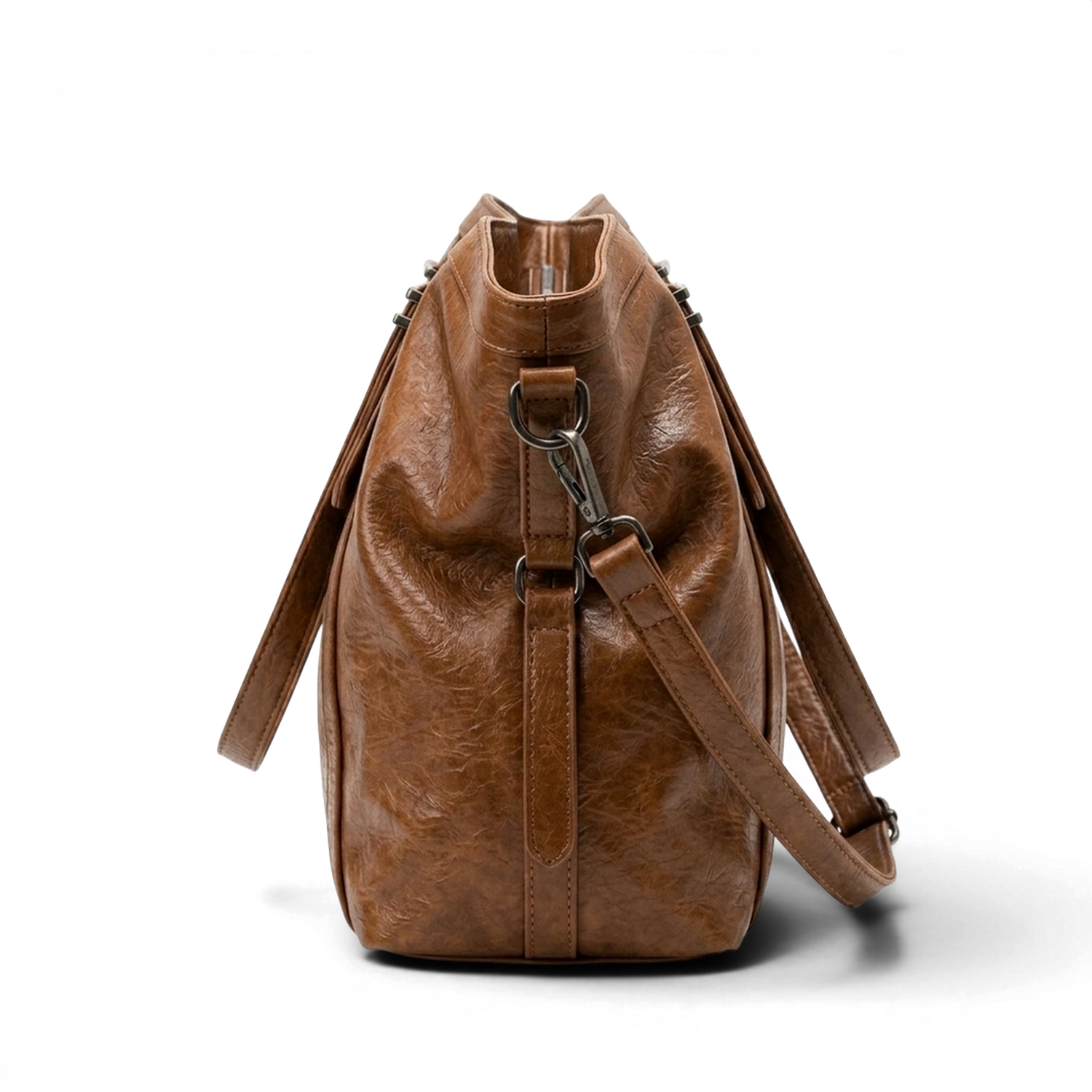 Grand sac à main de cours XXL souple à bandoulière – Anouk