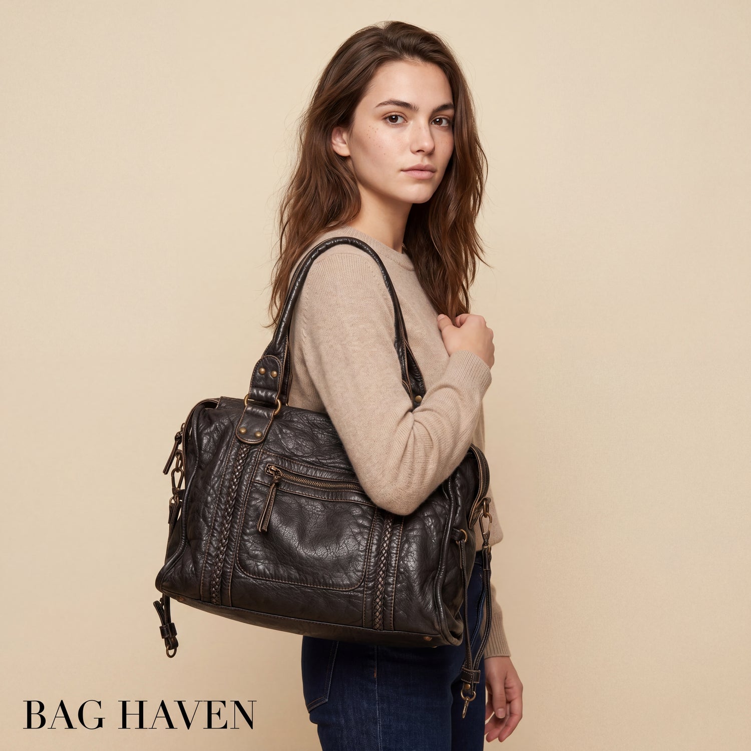 Sac de cours rétro vintage - Bagara