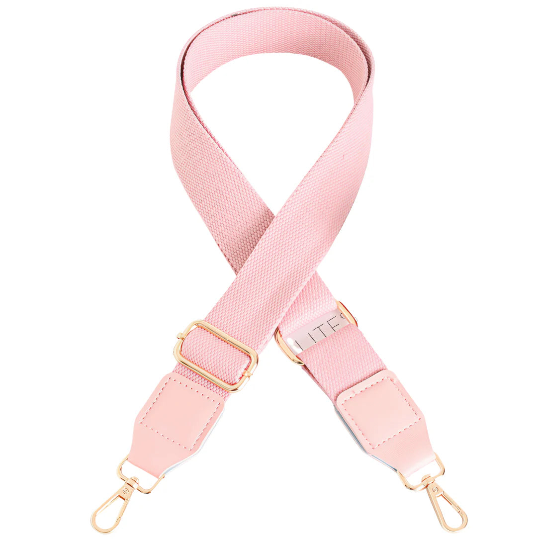 Cordon de sac à main rose, bandoulière large réglable pour sac à main élégant