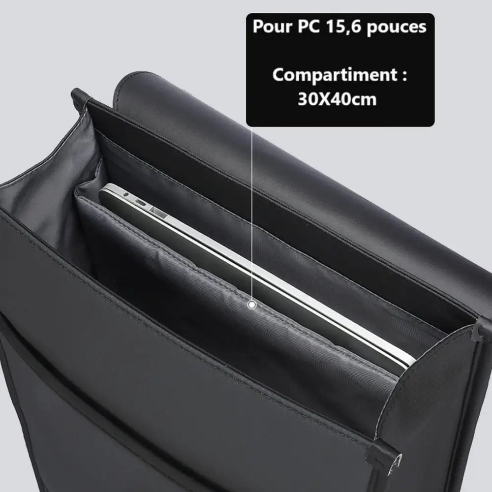 Sac ouvert de cartable femme chic Parisian Ryden, style élégant et féminin