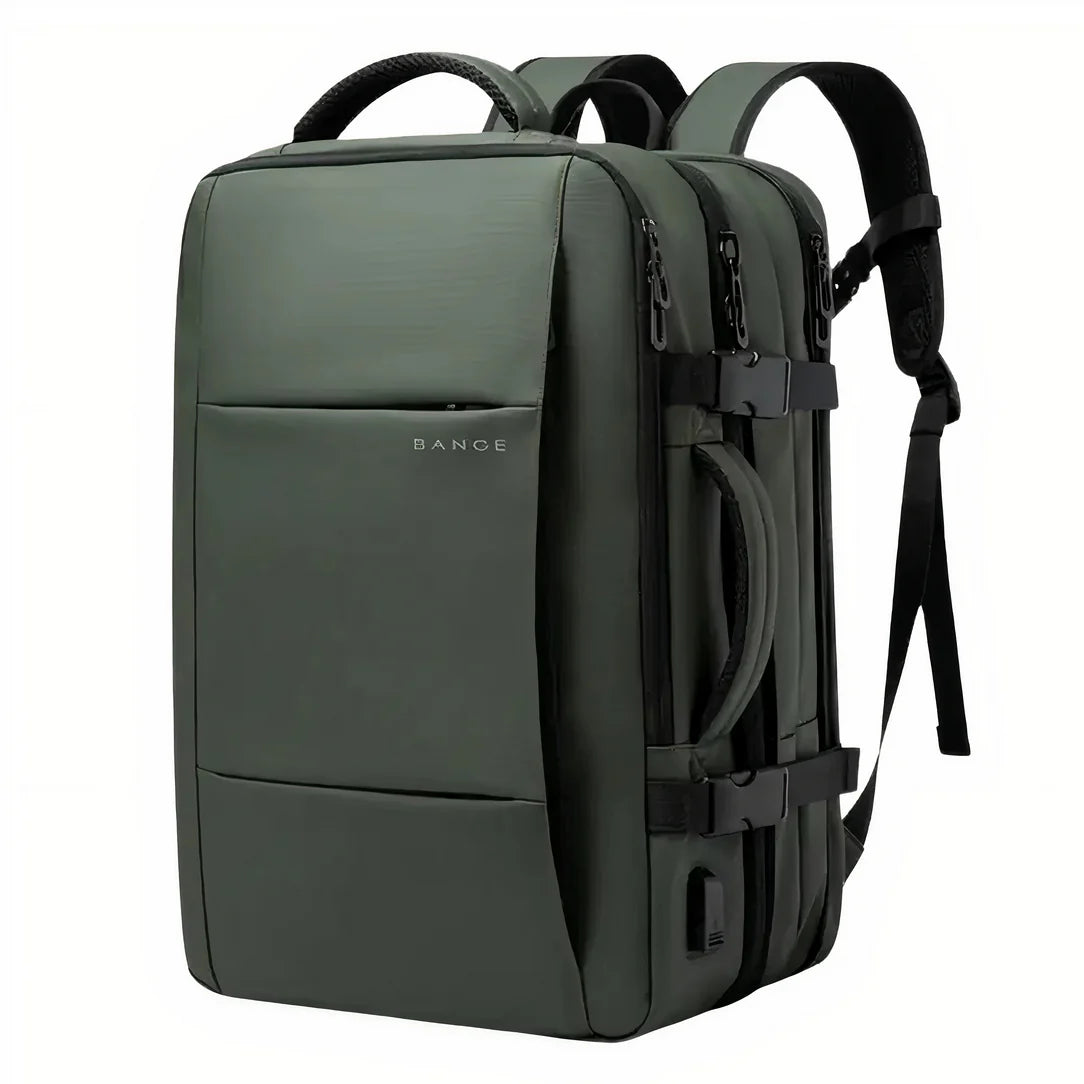 Sac à dos de voyage Olive Green TerraMax 45L, robuste et spacieux pour l’aventure
