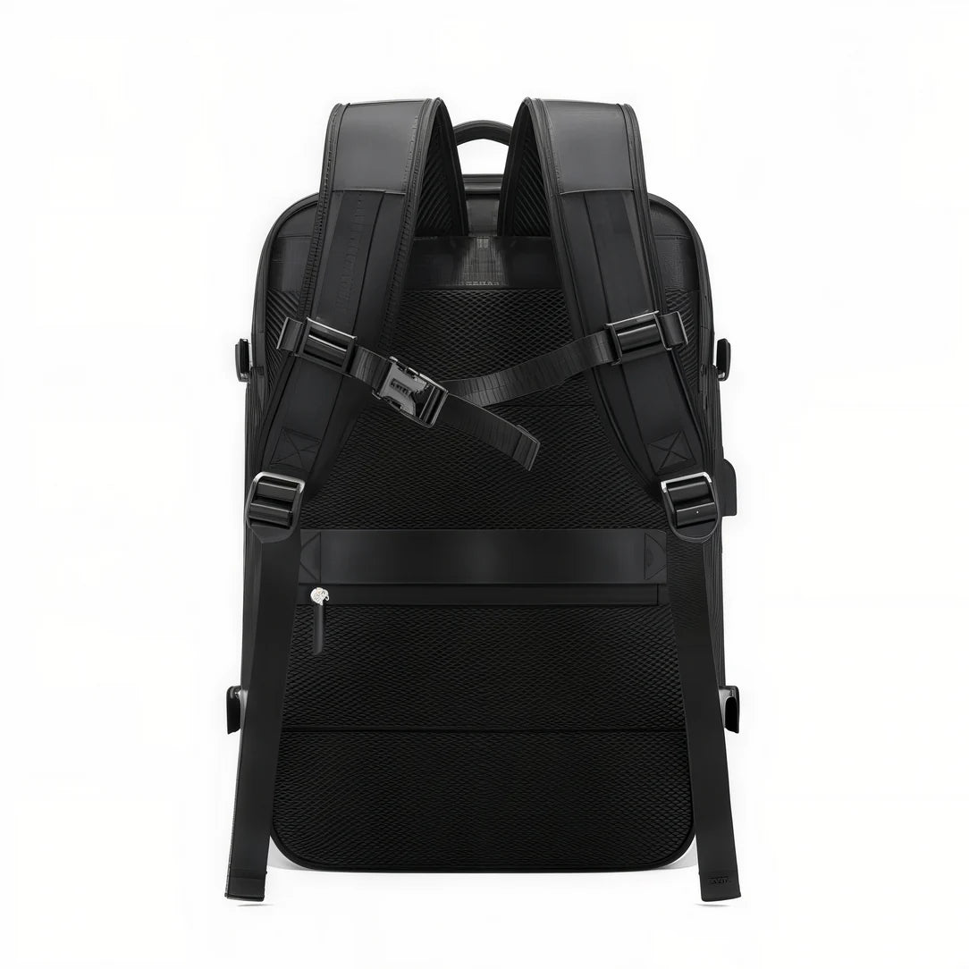 Sac à dos noir pour femme avec bandoulières réglables, Grand sac à dos Neyrox II