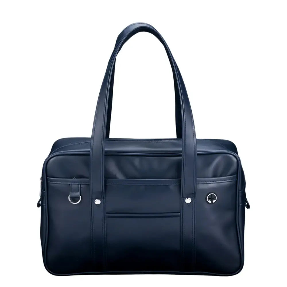 Sac à main sac à main en bleu marine, style besace pour le Grand sac à main lycée Campus