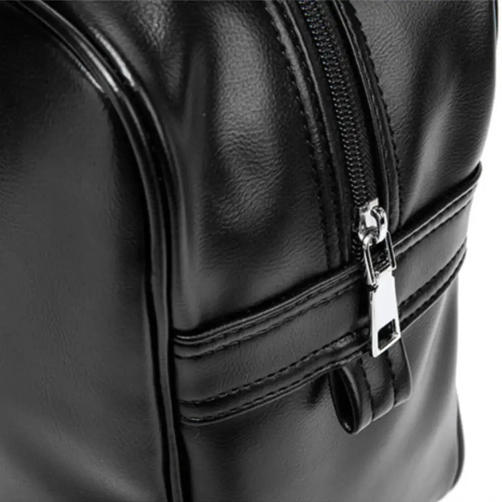 Sac à main en faux cuir noir avec fermeture éclair pour le Grand sac à main lycée - Campus
