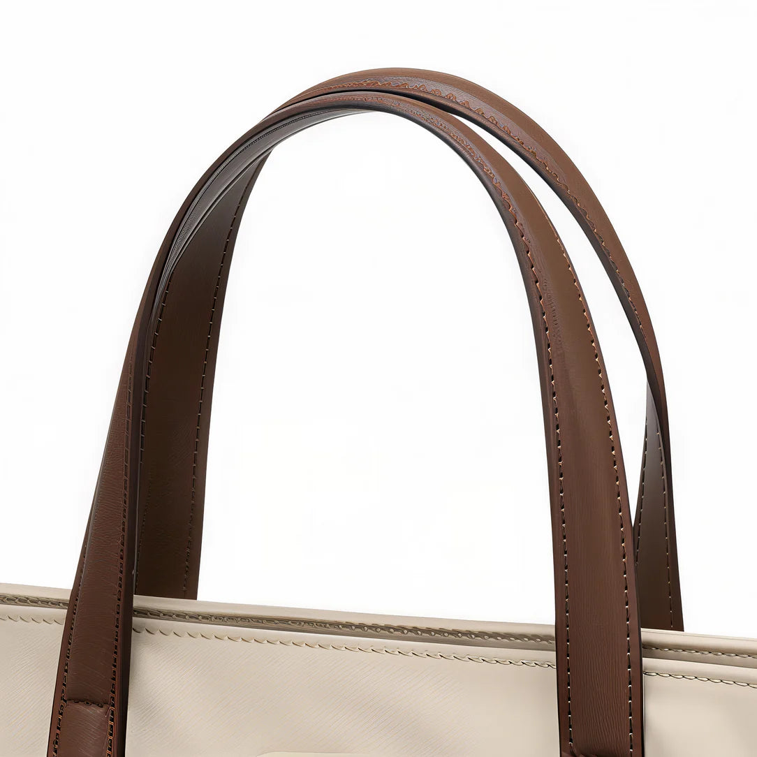 Handles de sac à main en cuir marron pour Grand sac à main multi compartiments Golf Repair