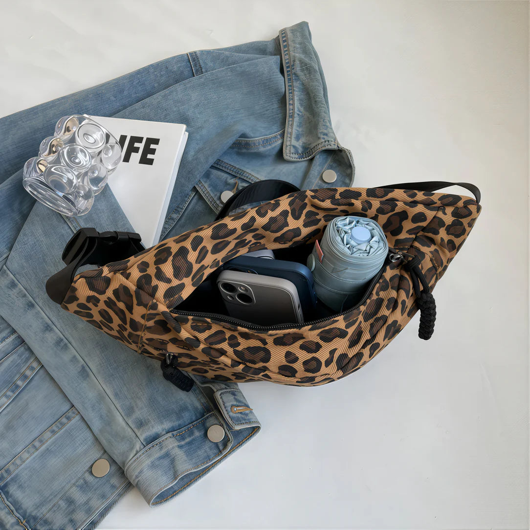 Sac banane léopard en imprimé léopard parfait pour un style tendance et pratique
