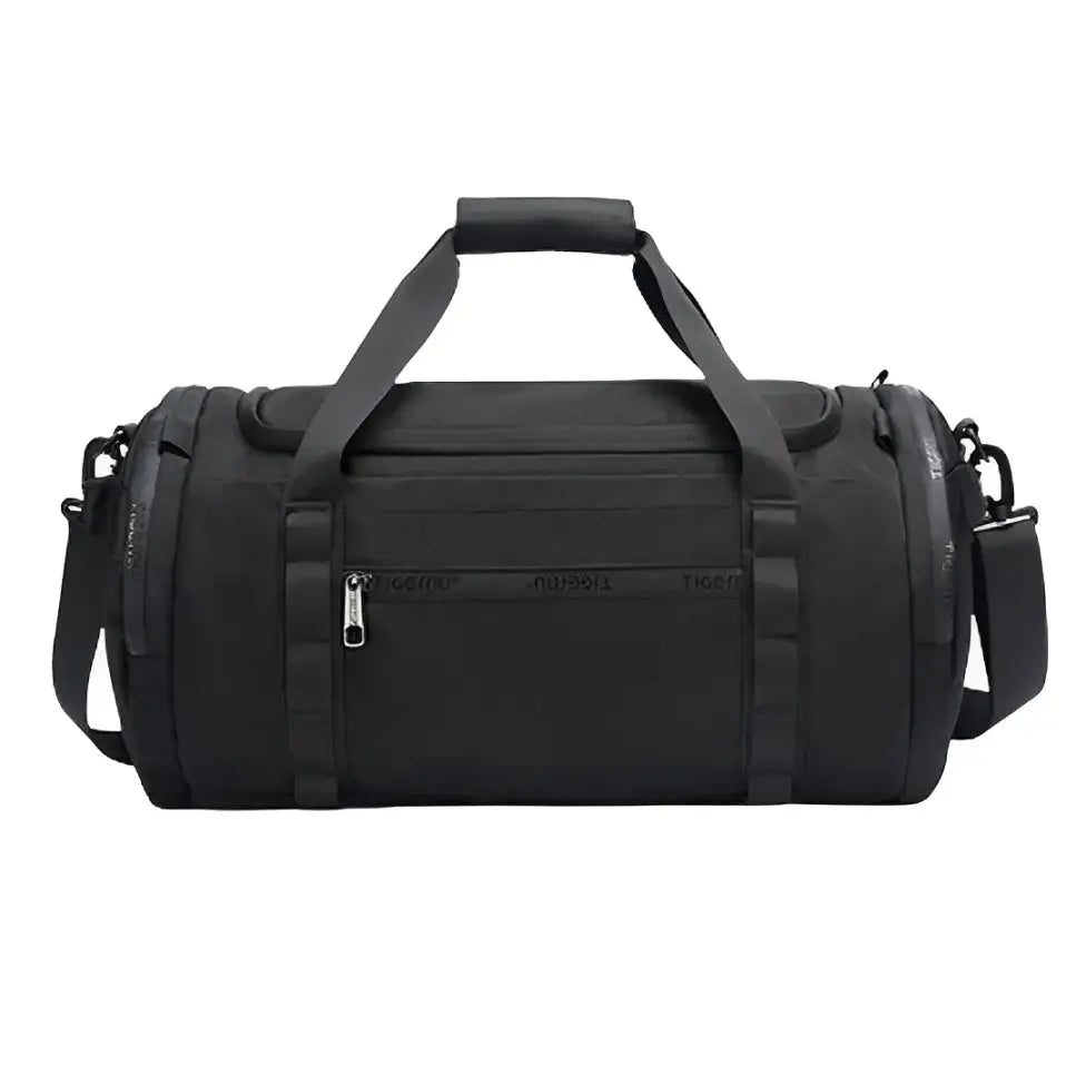 Sac de sport noir.