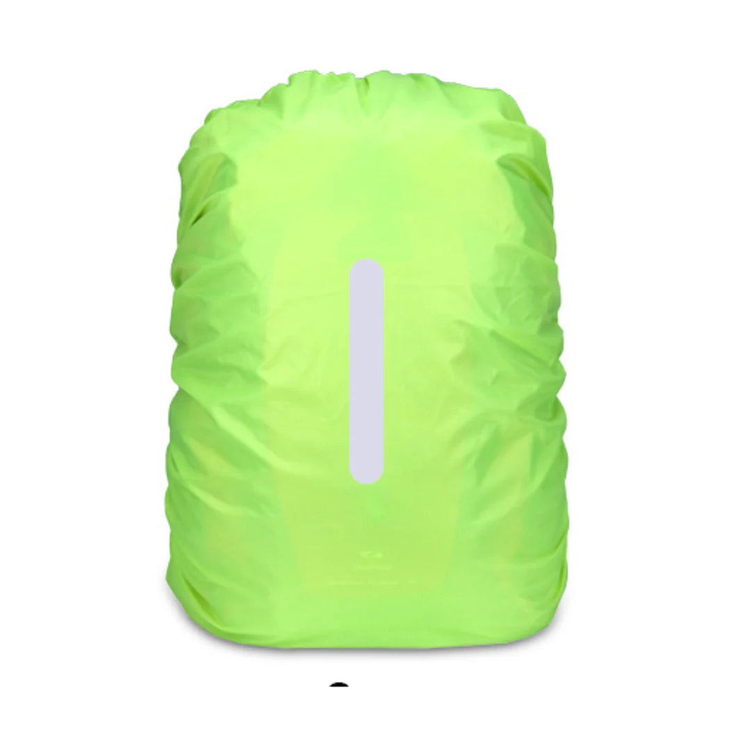 Housse anti-pluie sac à dos neon vert pour protection contre la pluie