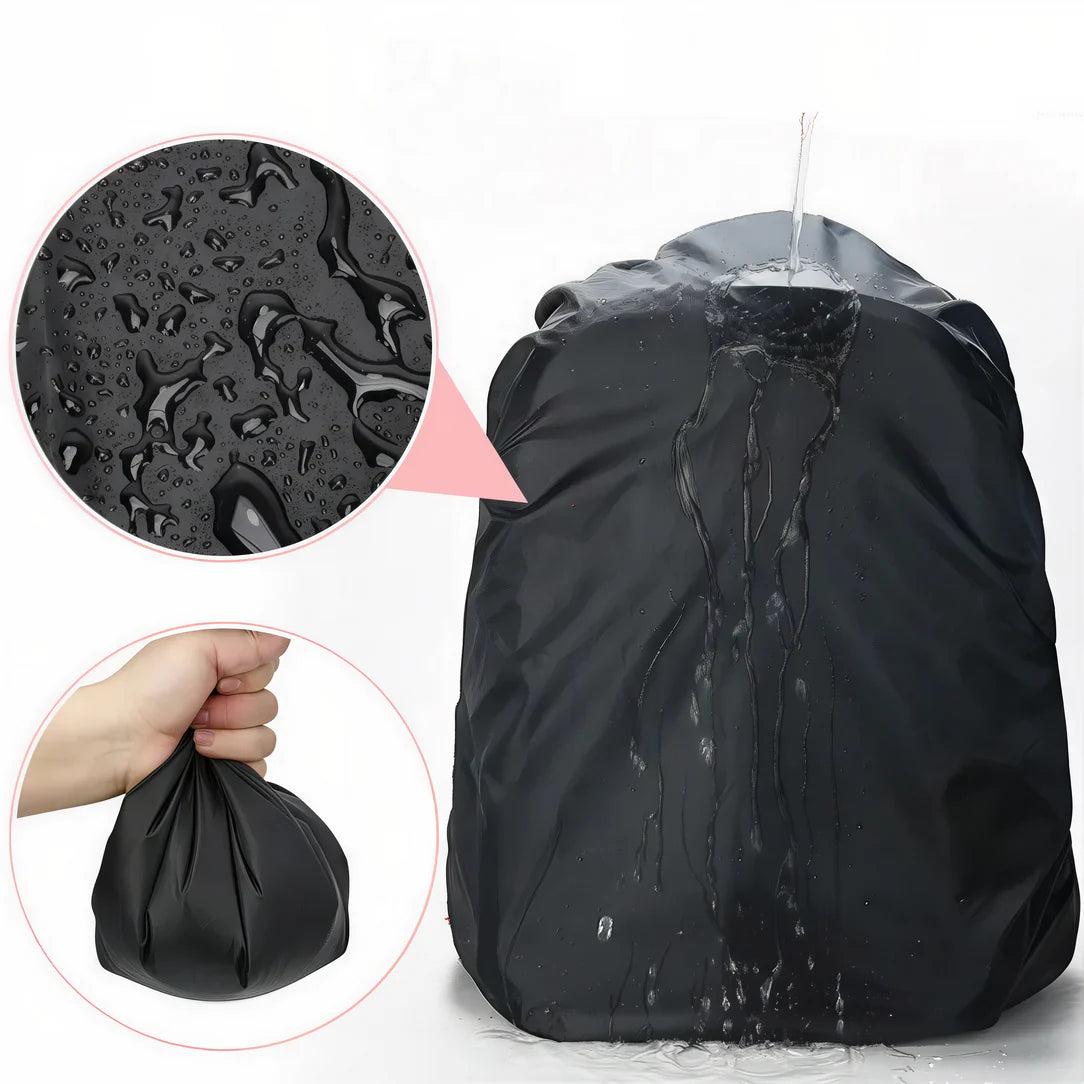 Housse anti-pluie waterproof extensible pour sac à dos 15-85L, protection pluie optimale