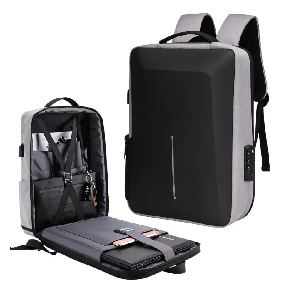 Petit sac à dos antivol Lite S avec cadenas TSA et ouverture à 180° pour laptop