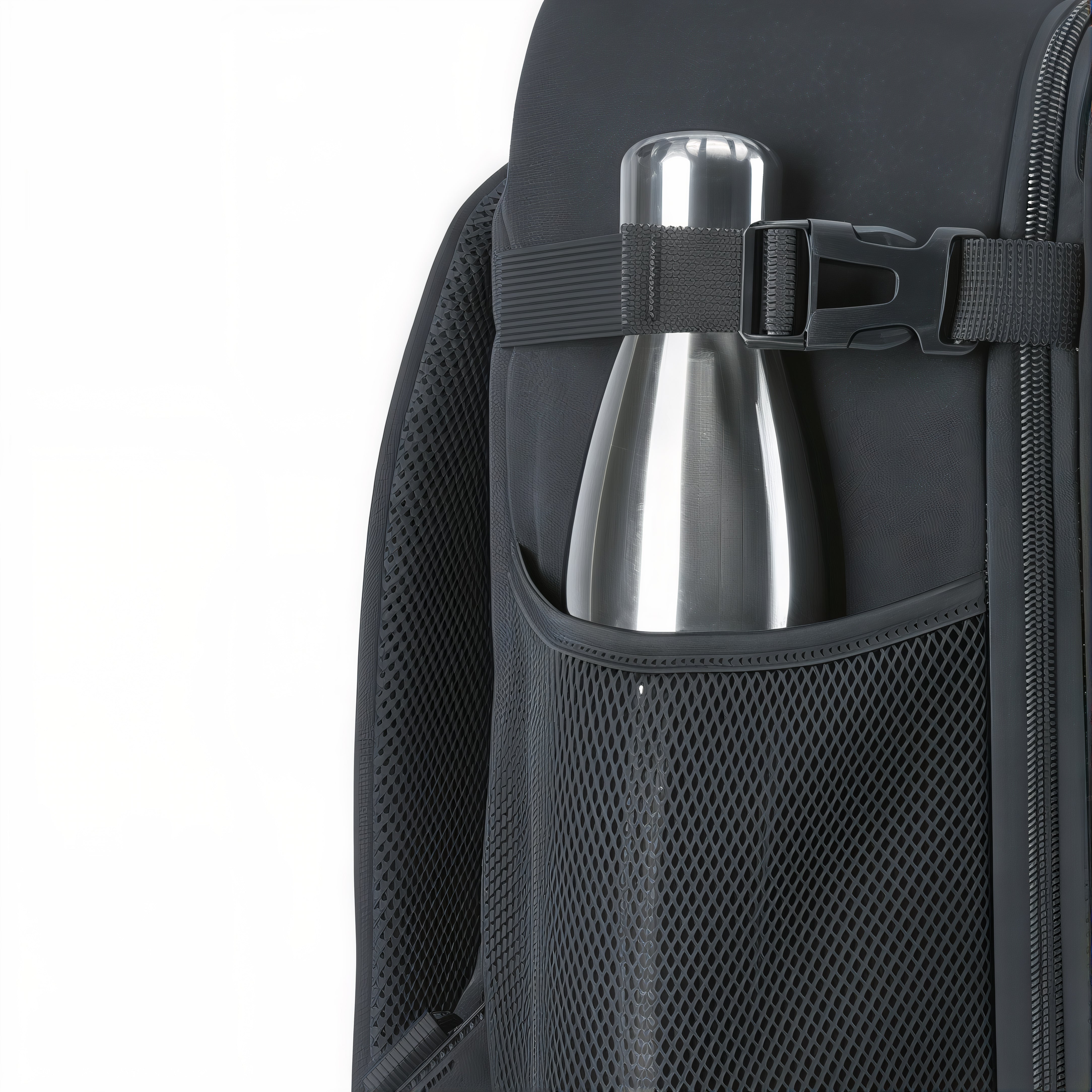Sac à dos à roulettes voyage AxiRoad avec poignée télescopique et bouteille d’eau