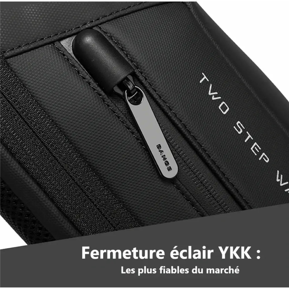 Sac à dos anti pickpocket SecurePack I avec sac noir à fermeture éclair