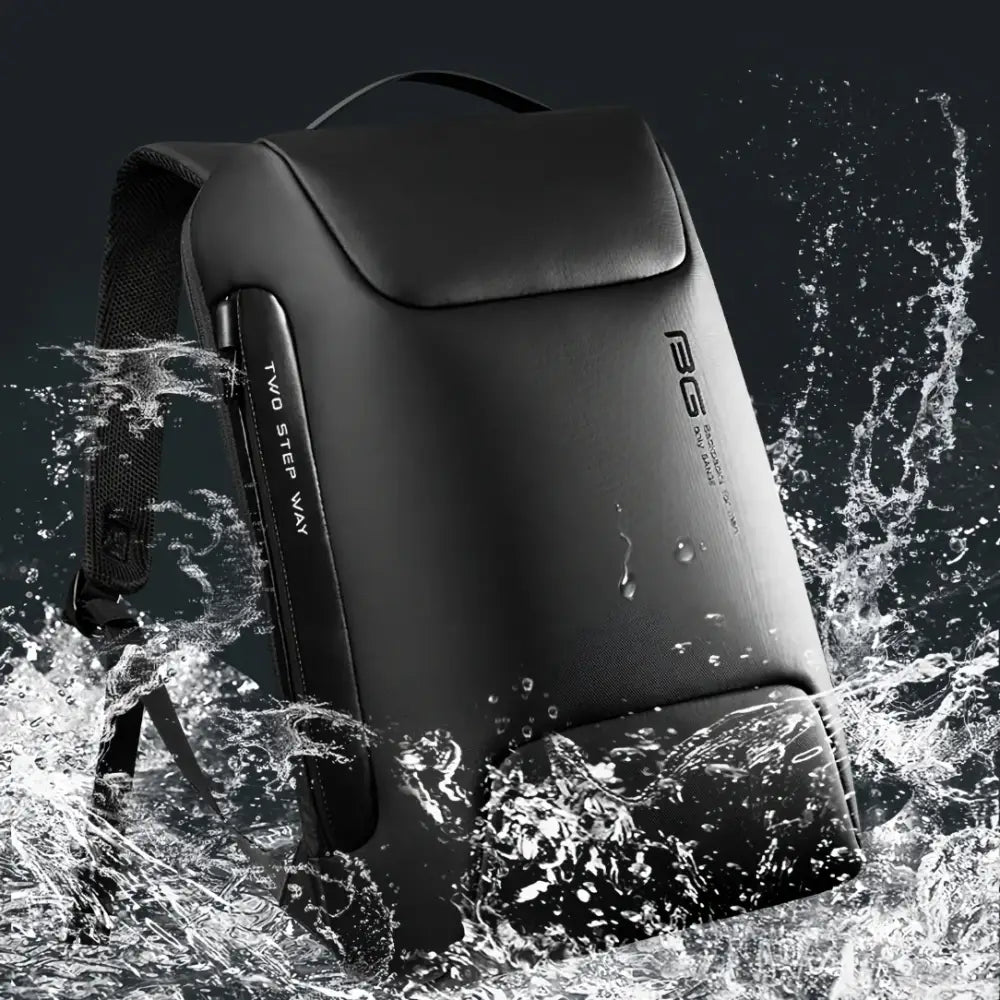 Sac à dos antivol ordinateur noir waterproof pour sécurité et organisation optimale