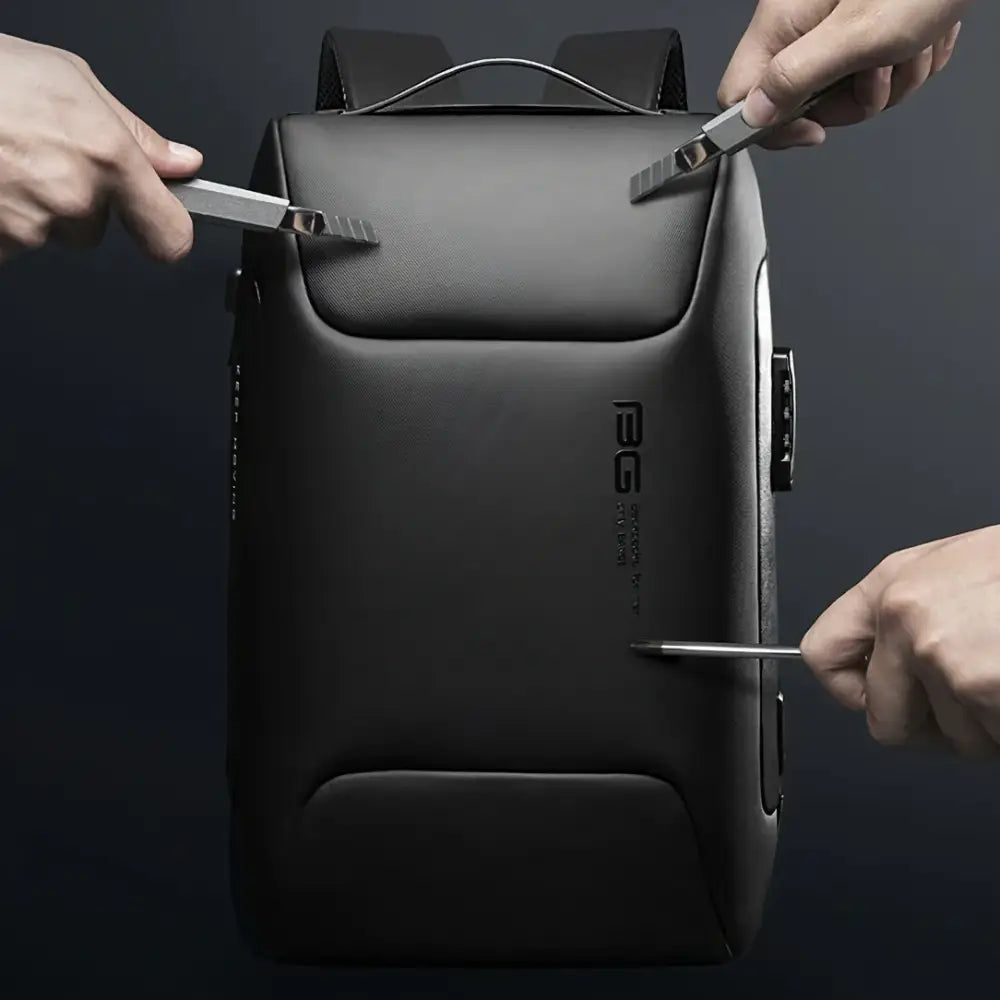 Sac à dos antivol ordinateur noir sécurisé pour sécurité et organisation quotidienne