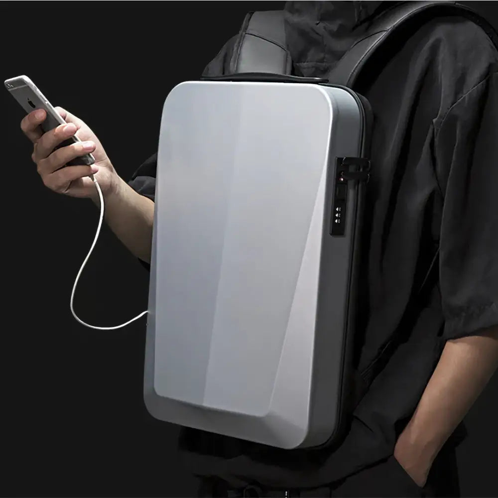 Sac à dos antivol Ultra-Plat SlimGuard avec cadenas TSA intégré et câble de chargement