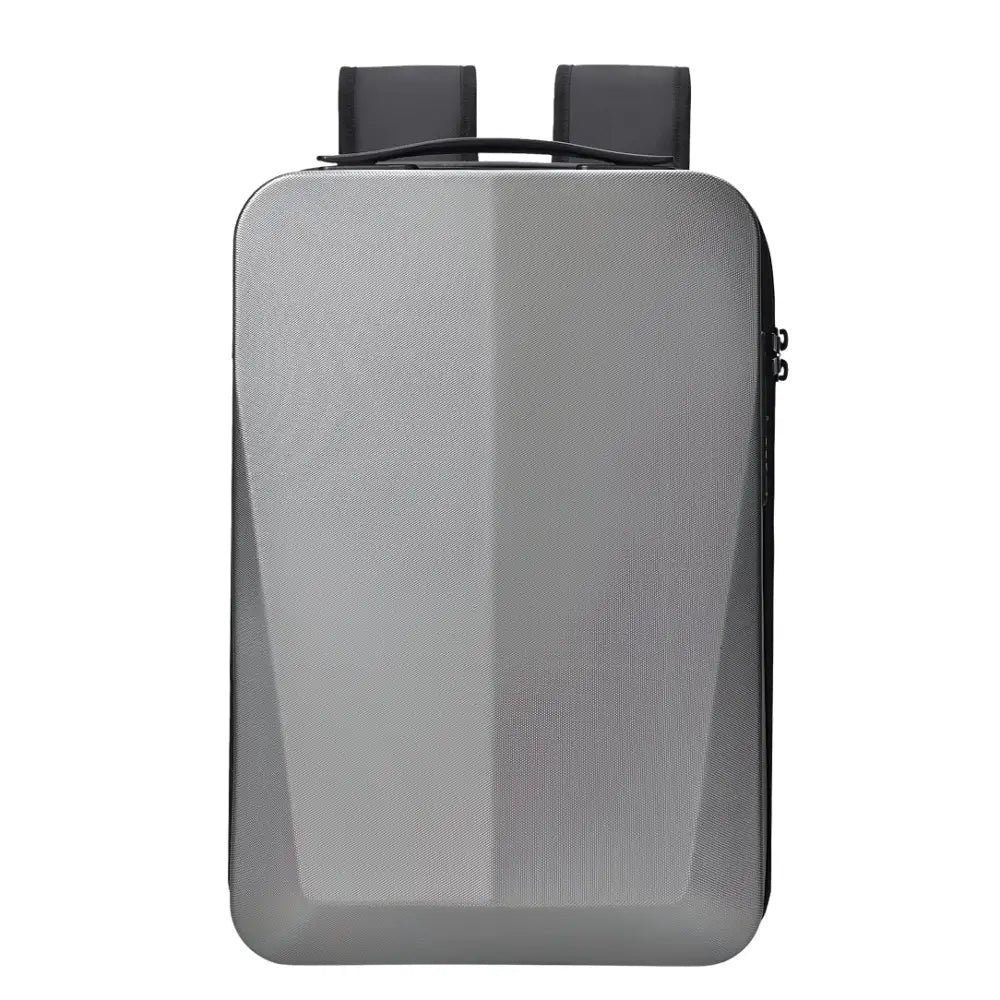 Sac à dos antivol Ultra-Plat SlimGuard gris avec cadenas TSA intégré pour sécurité optimale
