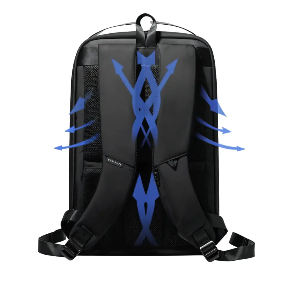 Sac à dos business WorkPack avec ventilation et design noir moderne