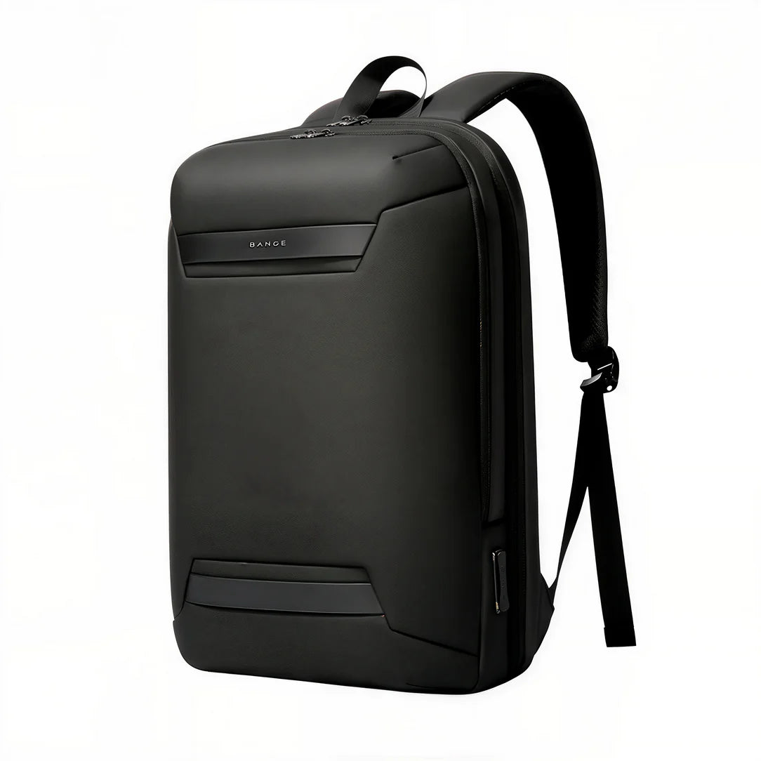 Sac à dos connecté Voltis noir avec port USB et bandoulières ajustables