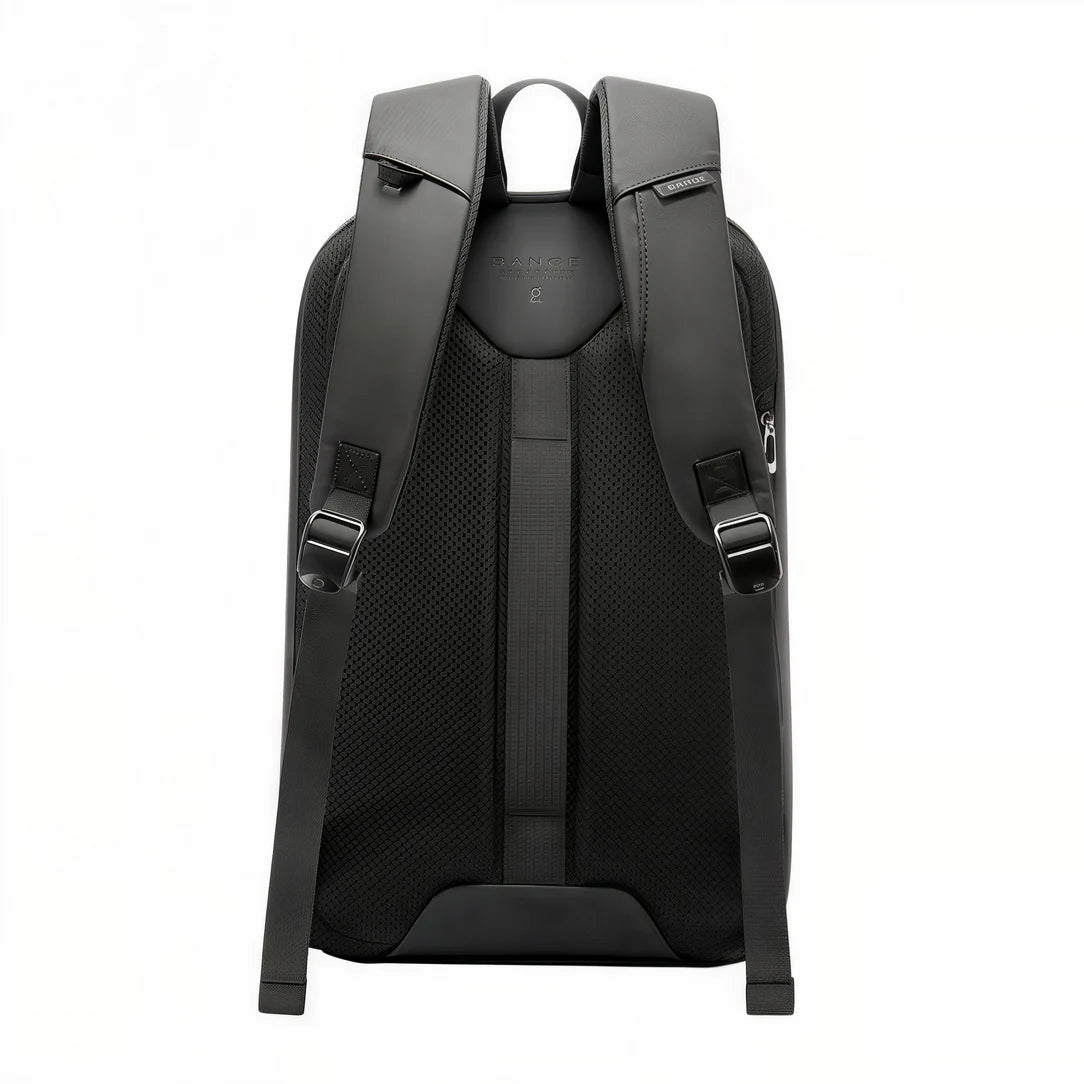 Sac à dos connecté Voltis avec port usb, noir avec bretelles rembourrées