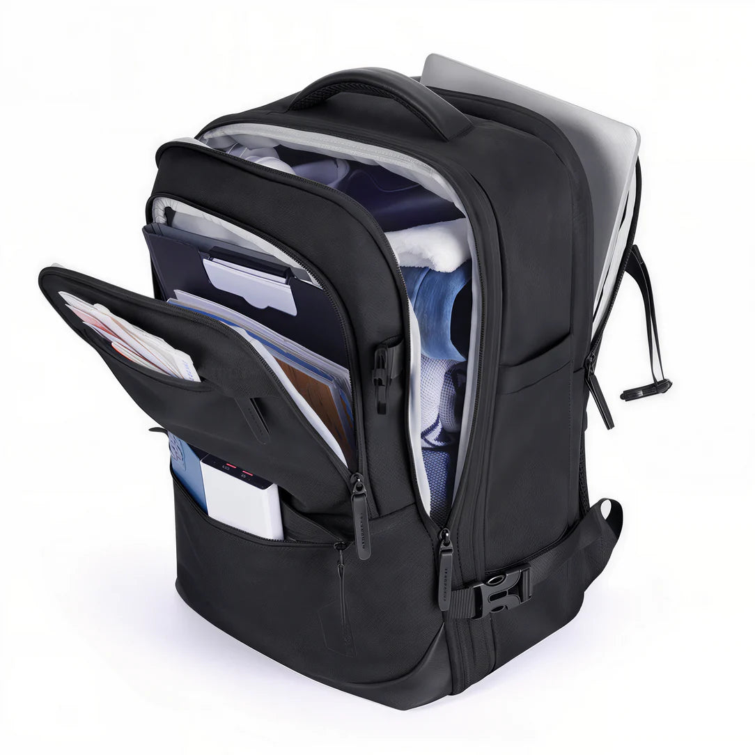 Sac à dos de voyage 35l 45x36x20cm avec contenu pour compagnies aériennes