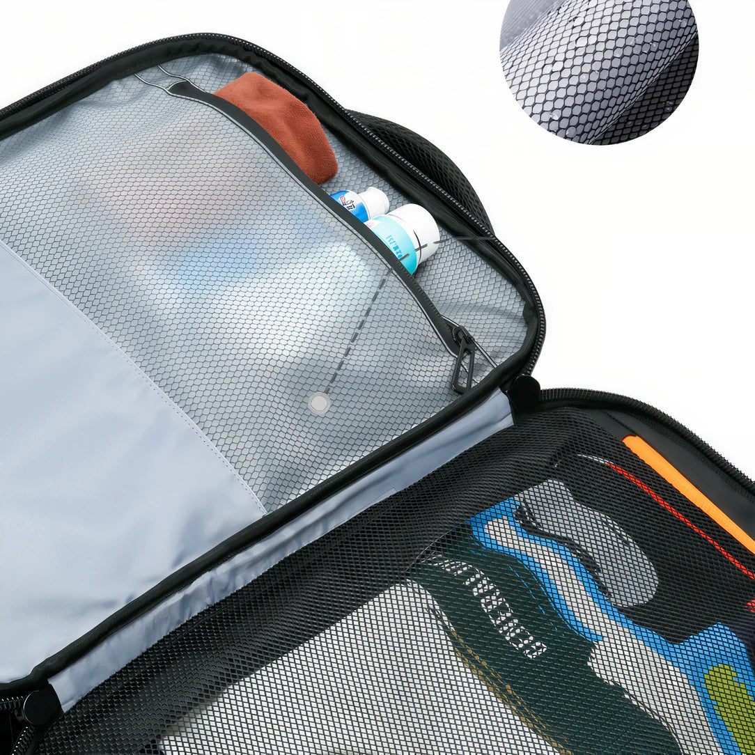 Sac à dos de voyage Voynex Travel avec sac noir en maille, multi compartiments