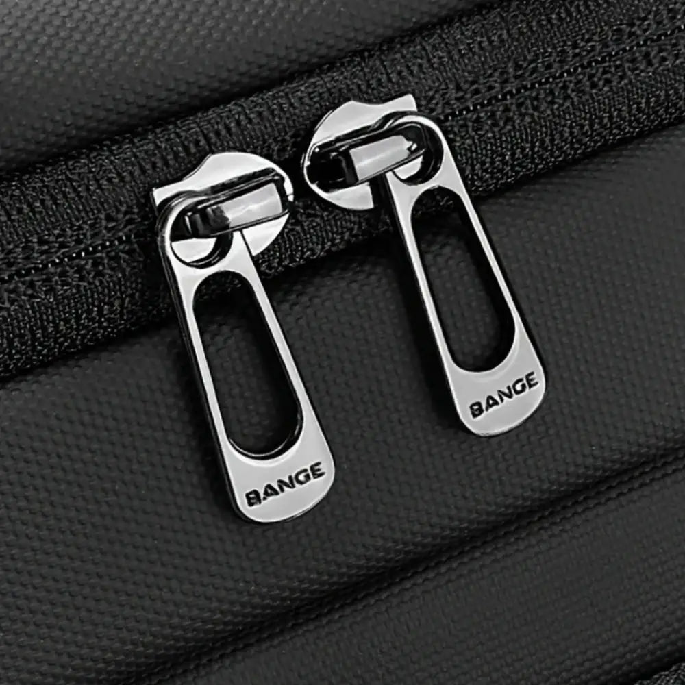 Deux tirettes de fermeture éclair en argent pour le sac à dos design femme Aurora