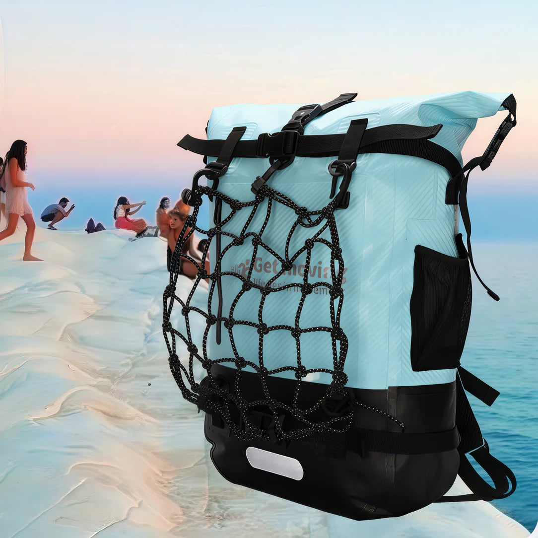 Sac à dos étanche 30 L Getmove X en Carbone 500D avec visibilité renforcée