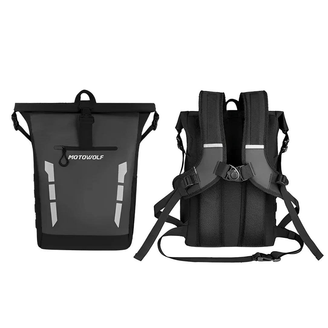 Sac à dos moto étanche noir