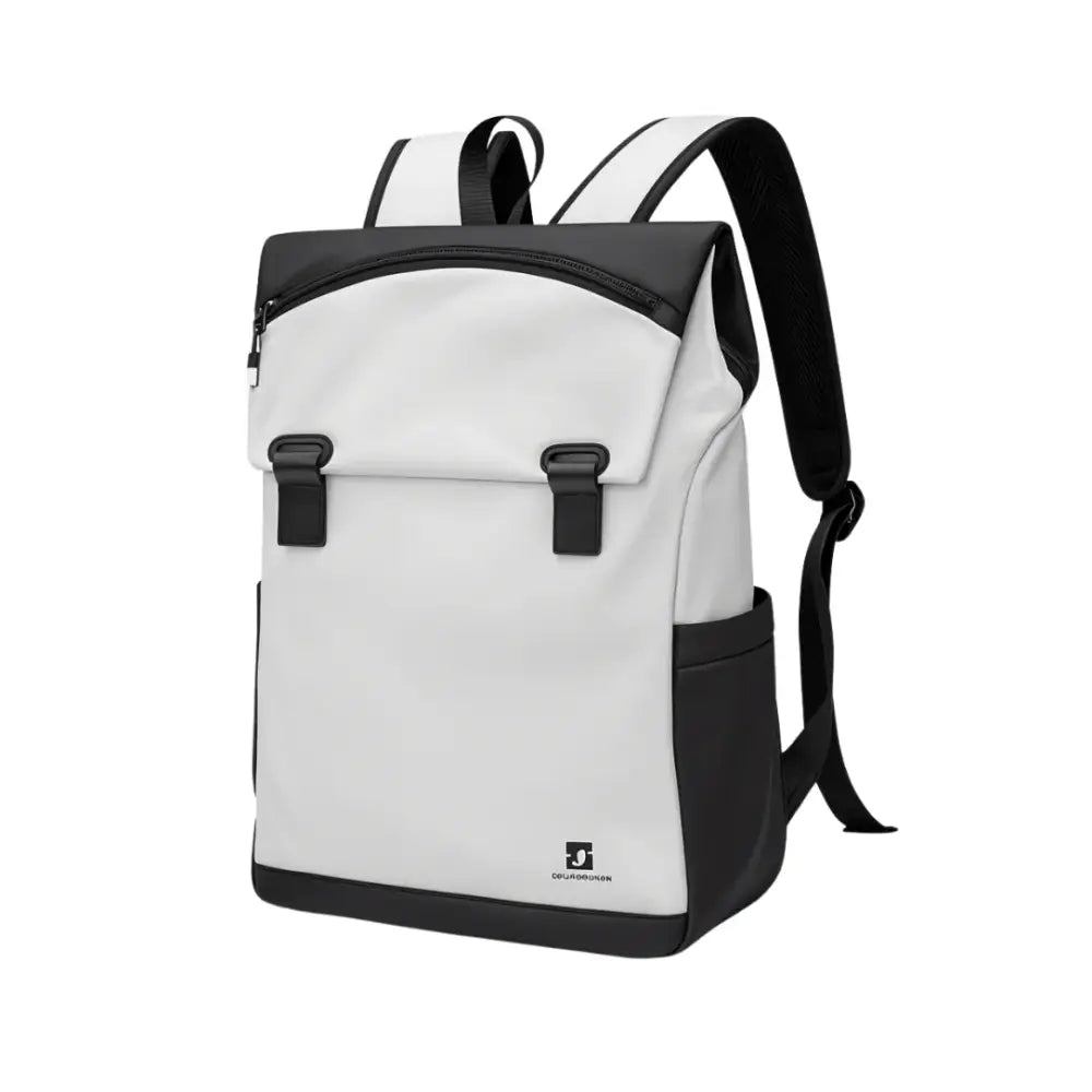 Sac à dos fashion Vogetti avec design blanc et noir pour vestiaire contemporain