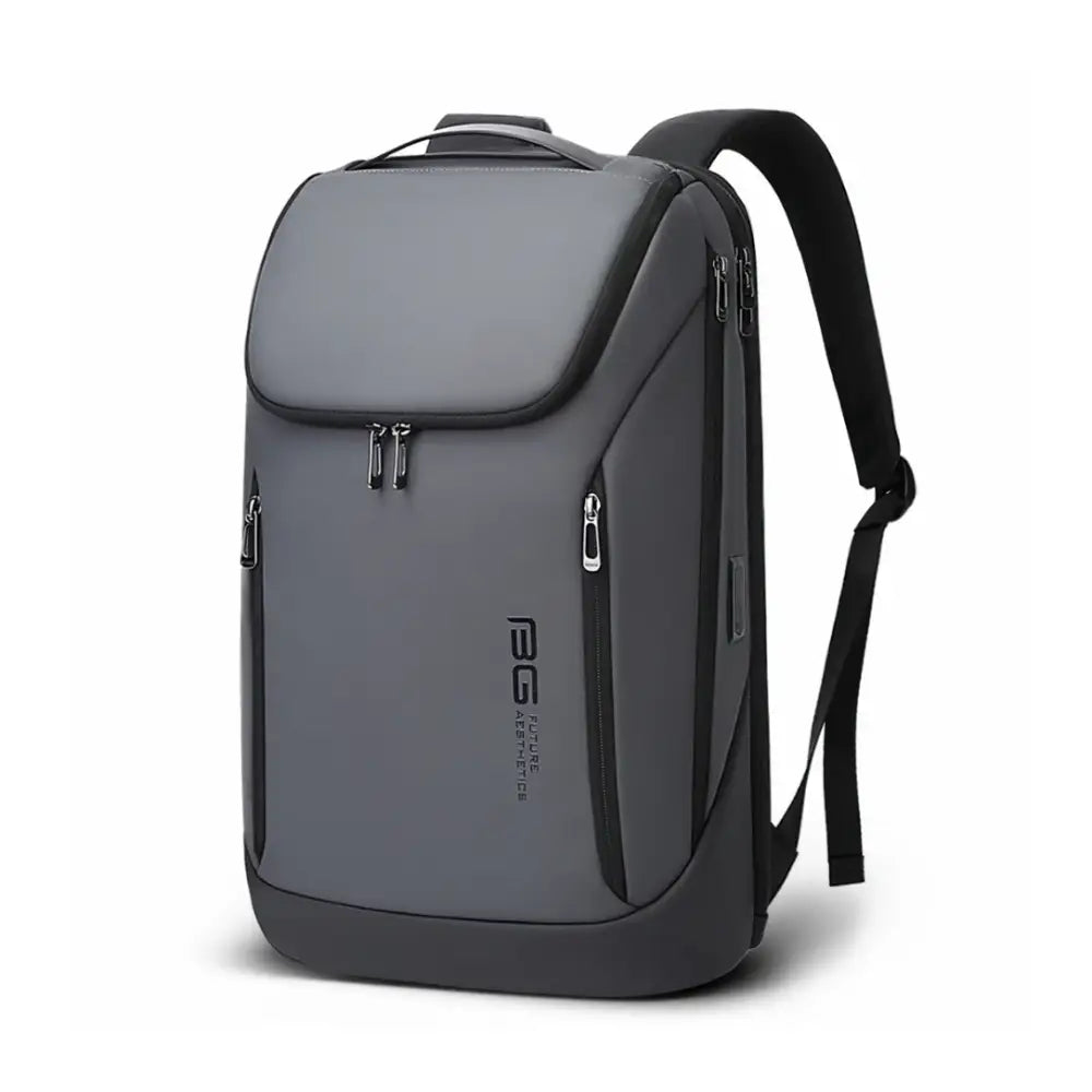 Sac à dos gris et noir.