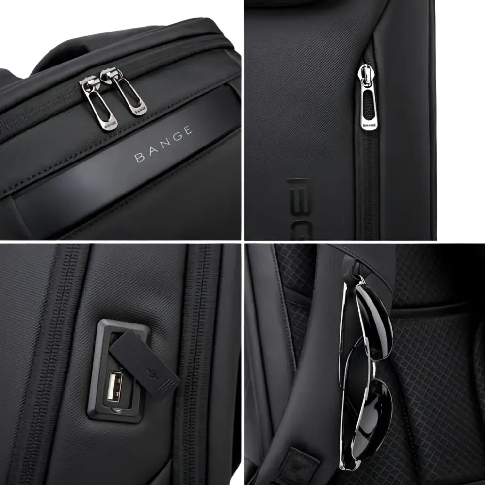 Sac à dos noir.