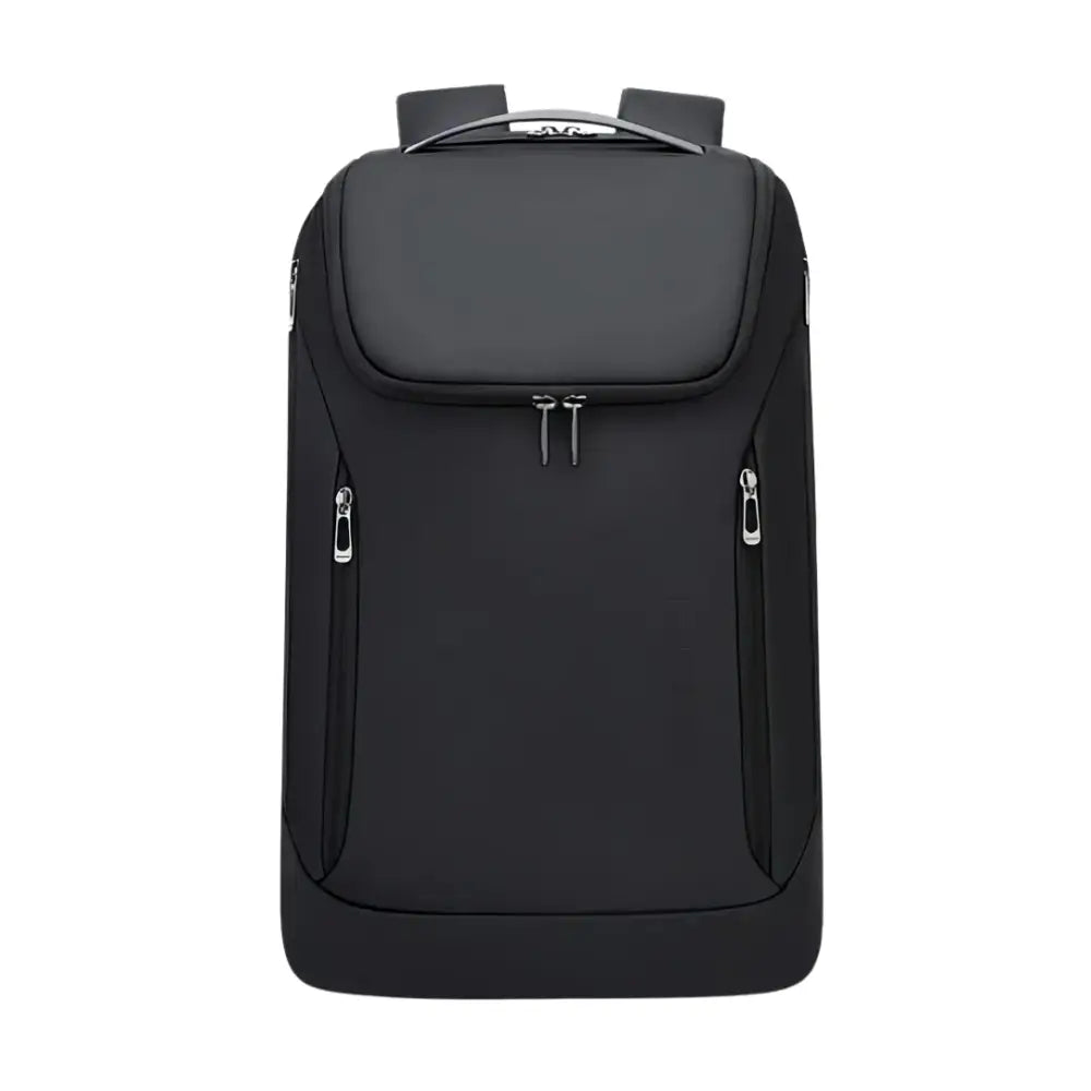 Sac à dos rectangulaire noir.