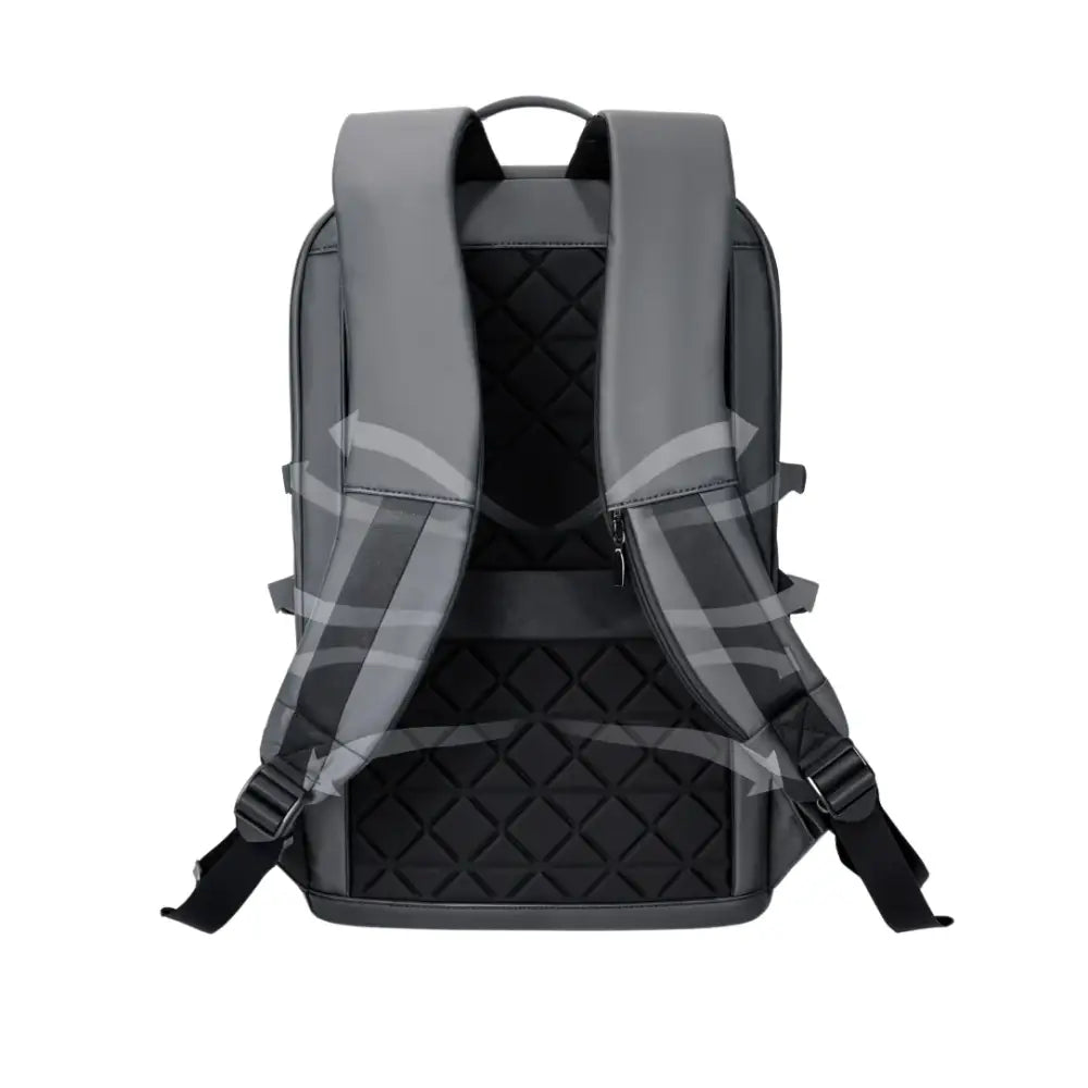 Sac à dos ordinateur 14 pouces Aéro I avec design en mesh gris et ventilation