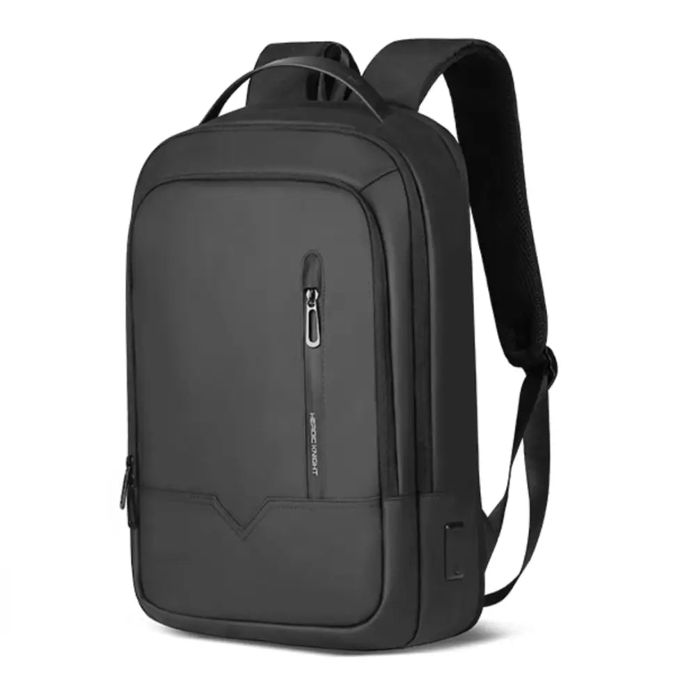 Sac à dos ordinateur 15 pouces imperméable Aéro II avec bretelles rembourrées noires