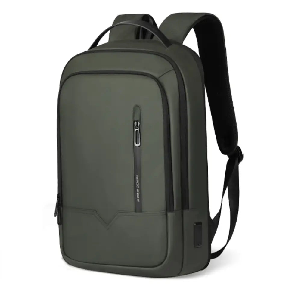 Sac à dos ordinateur 15 pouces imperméable Aero II en vert olive pour homme et femme