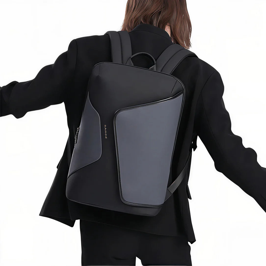 Sac à dos ordinateur étanche Aquenox deux tons avec compartiments modernes