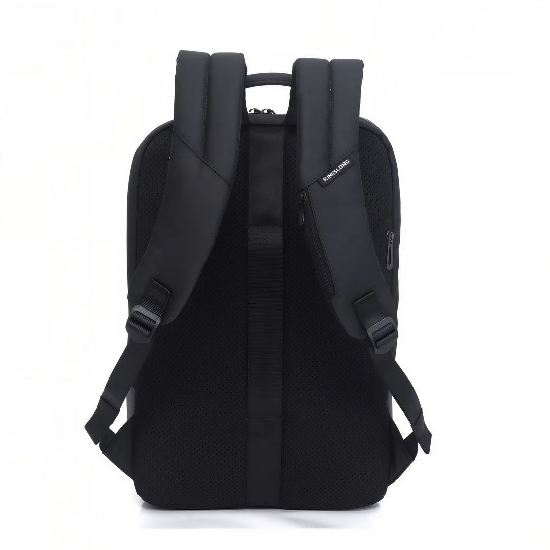 Sac à dos ordinateur étanche Aquenox avec bretelles rembourrées et noirceur élégante