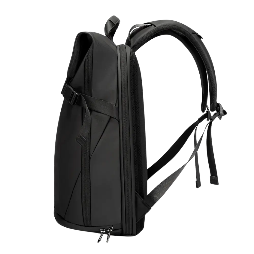 Sac à dos ordinateur femme imperméable HydraClass I avec bretelles rembourrées