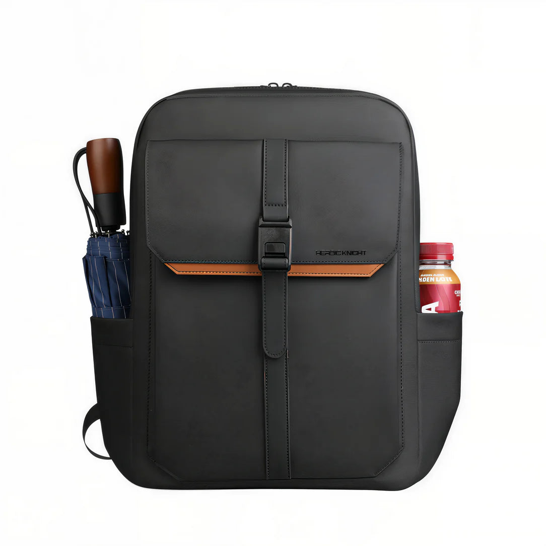 Sac à dos ordinateur noir black edition avec fermeture à boucle, Noir Black Edition