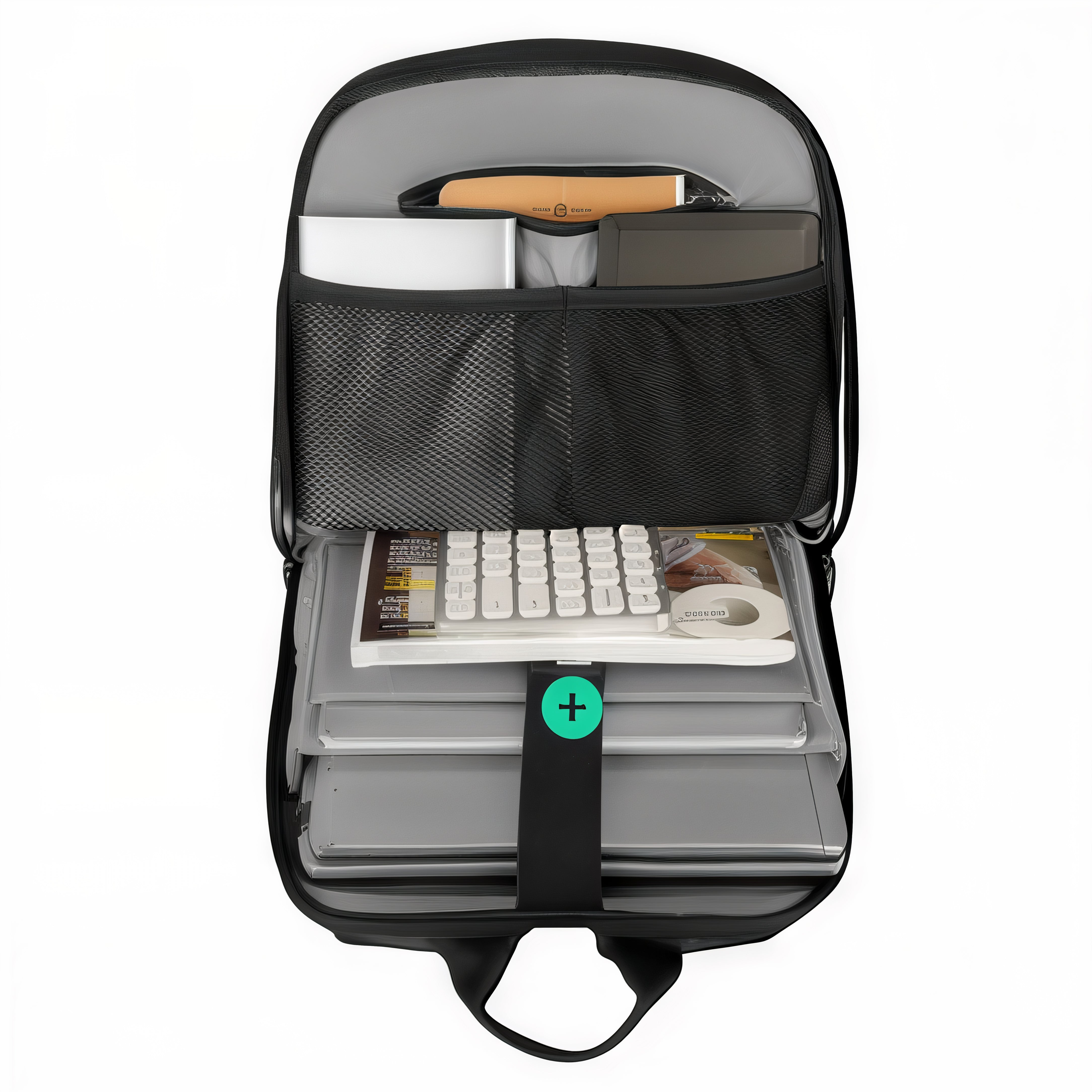 Sac à dos ordinateur ultra compact ouvert, idéal pour un ordinateur ultra nomade