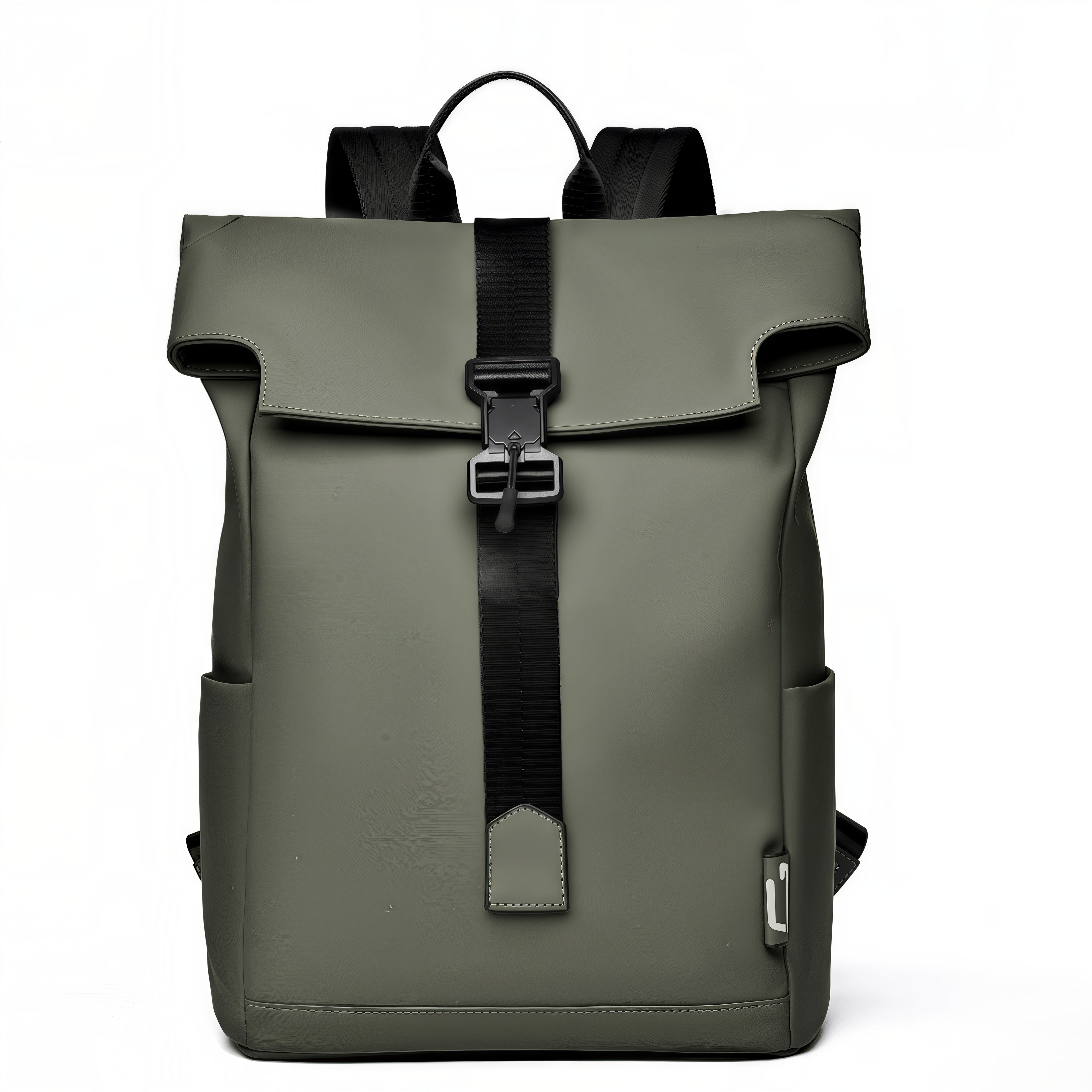 Sac à dos à rabat imperméable vert olive Norse pour un style pratique et élégant