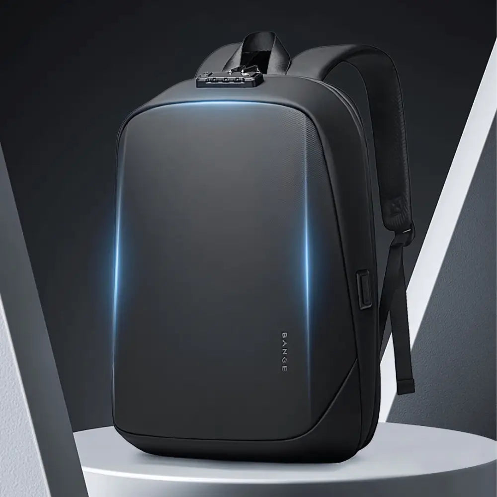 Sac à dos sécurisé SecurePack II noir et élégant, anti-vol et pratique