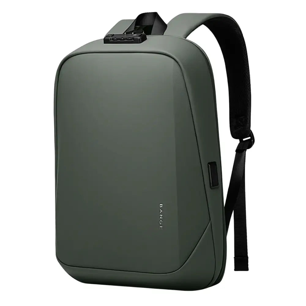 Sac à dos sécurisé Olive green anti-vol pour un voyage en toute sécurité