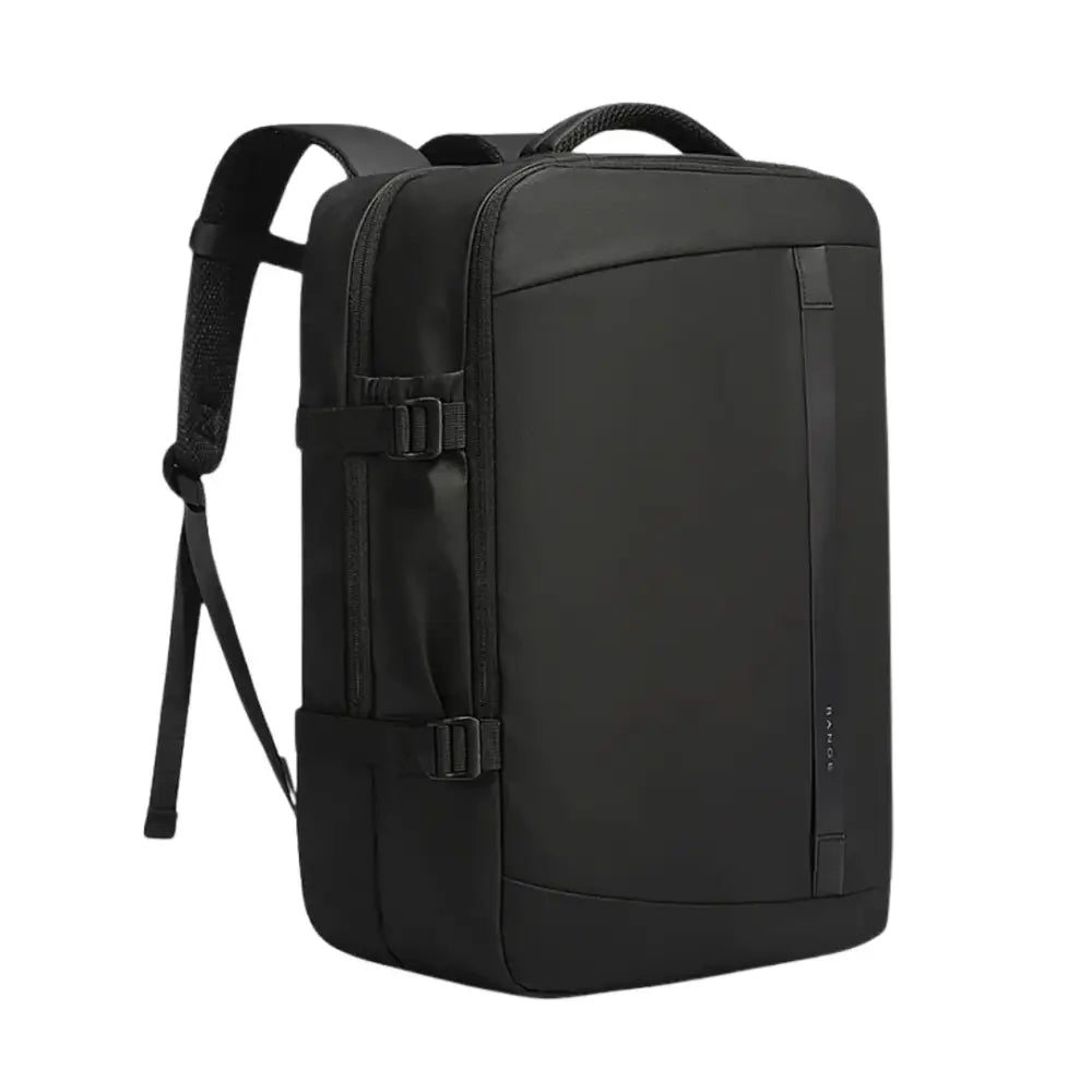 Sac à dos rectangulaire noir.