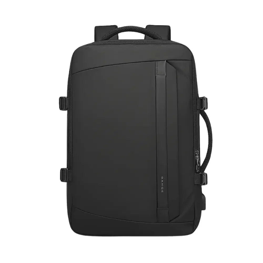 Sac à dos rectangulaire noir.