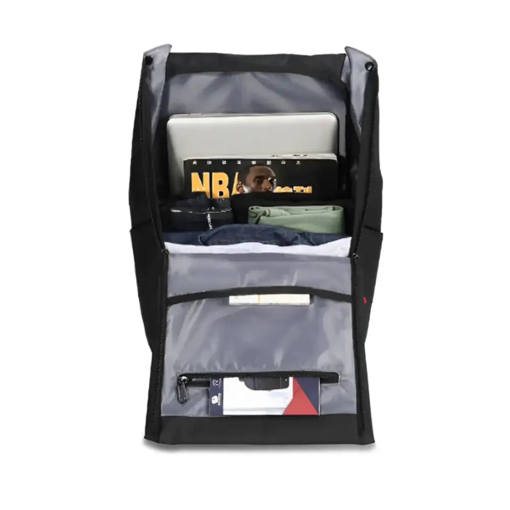 Sac à dos ville imperméable Hydra ouvert avec contenu accessible