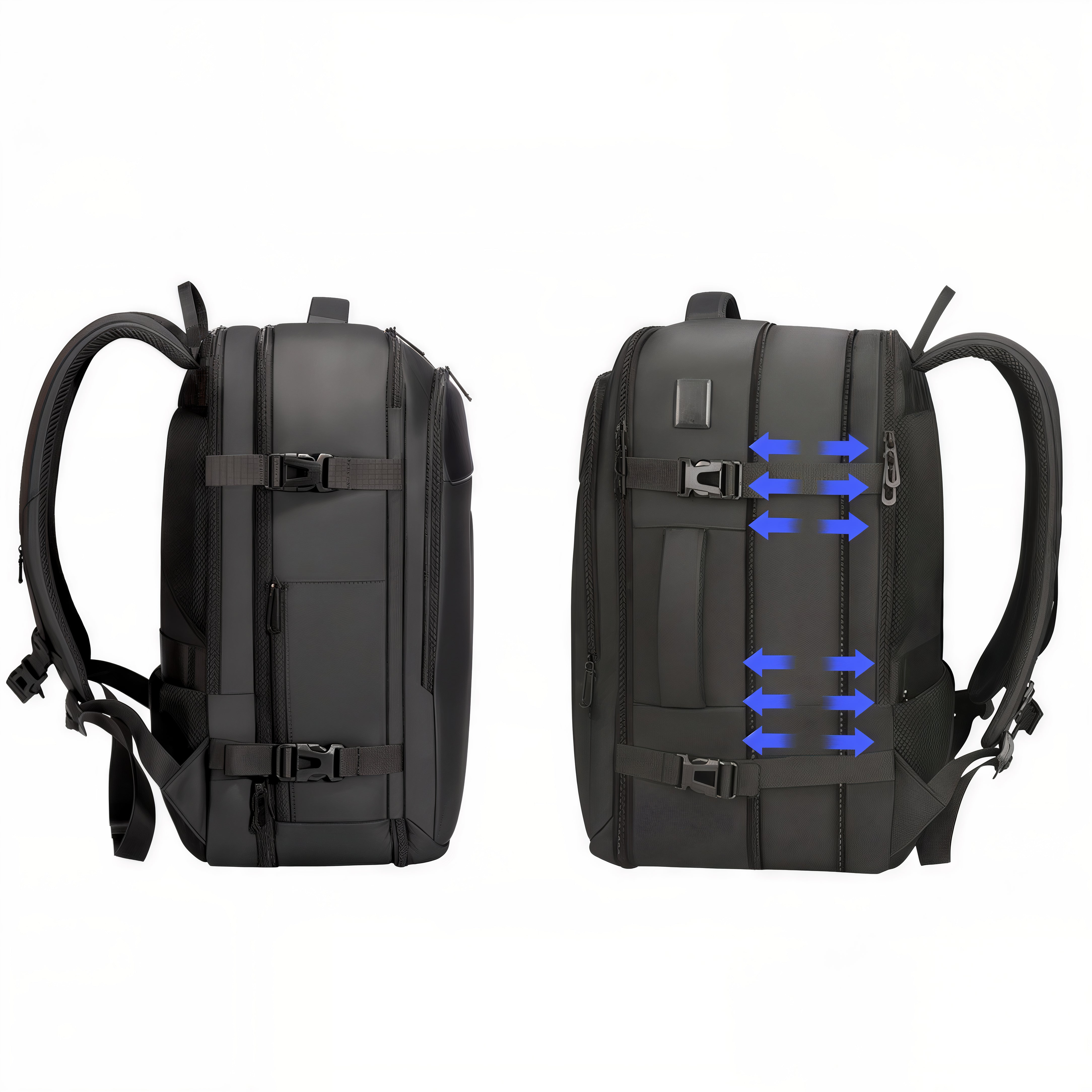 Sac à dos voyage RoamPack 40L noir pour aventure et voyage fiable
