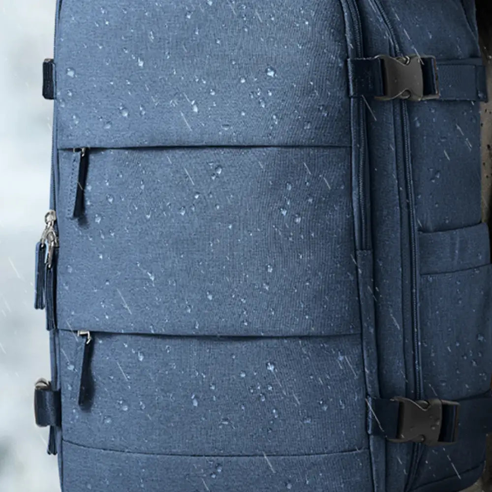 Sac à dos voyage cabine 40x25x20 imperméable Bleu pour voyage cabine Skyfold