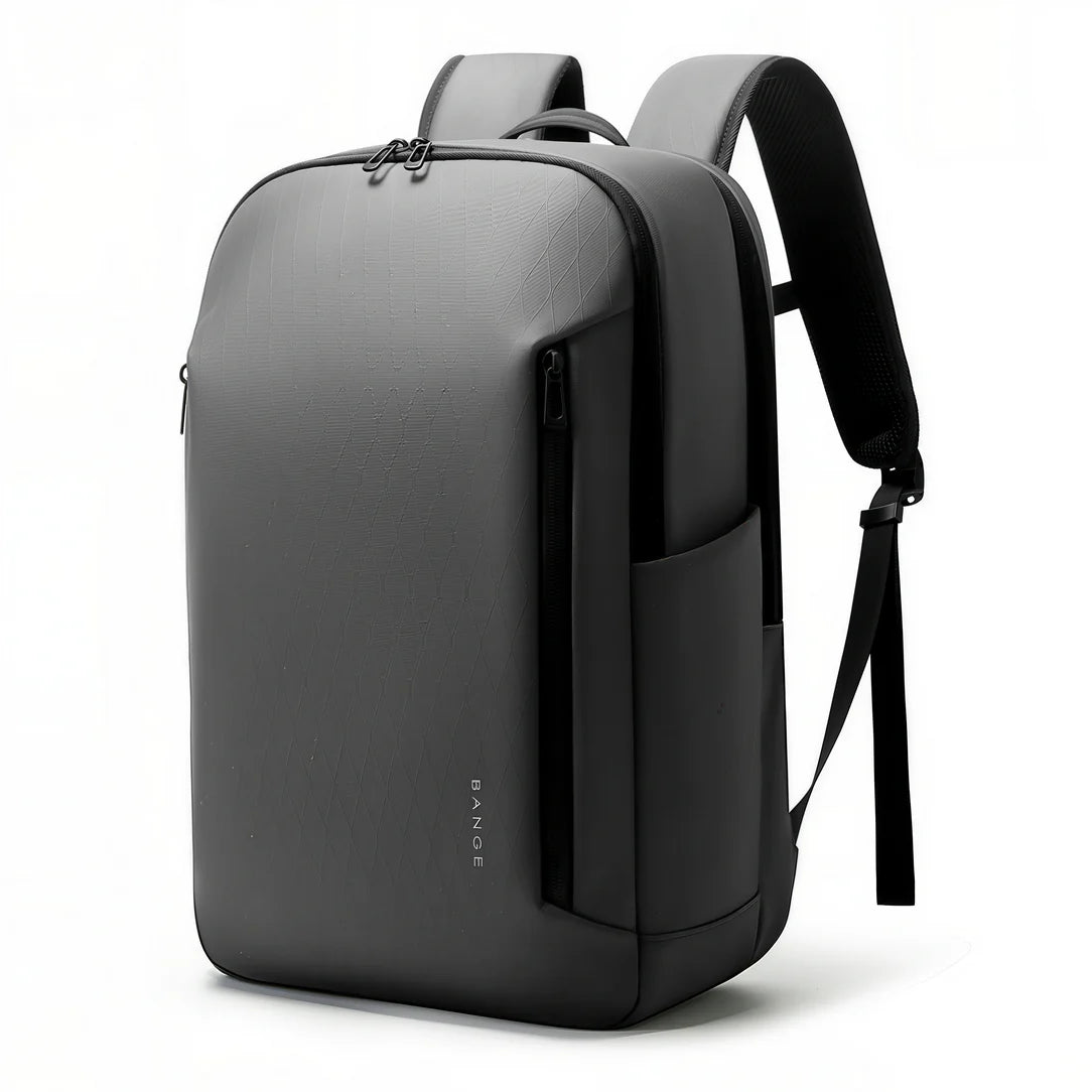 Sac à dos waterproof ordinateur ergonomique ErgoLink, gris minimaliste et élégant
