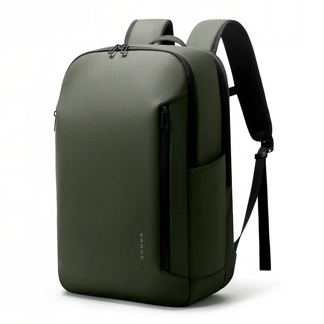 Sac à dos waterproof ordinateur ergonomique ErgofLink en vert olive pour ordinateur portable